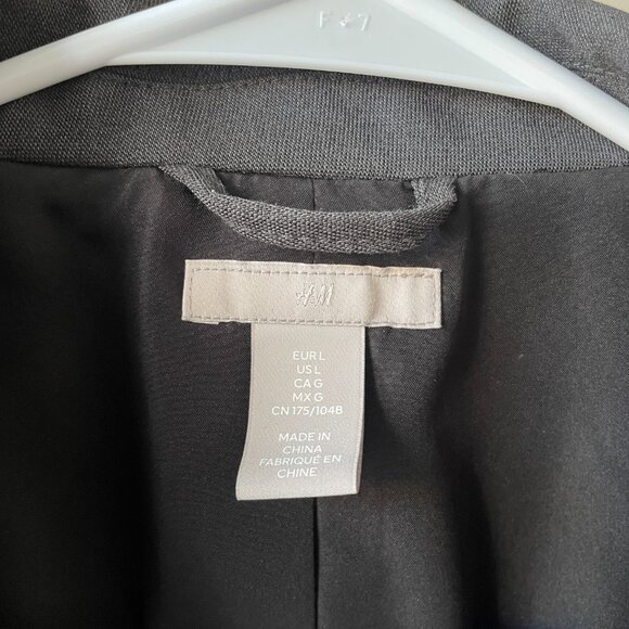 H&M Womens Oversized Twill Blazer Size L - Picture 5 of 6